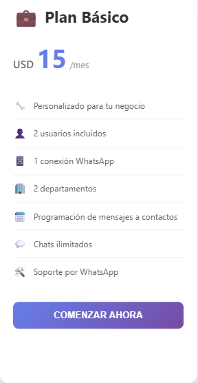 💼 Plan Básico