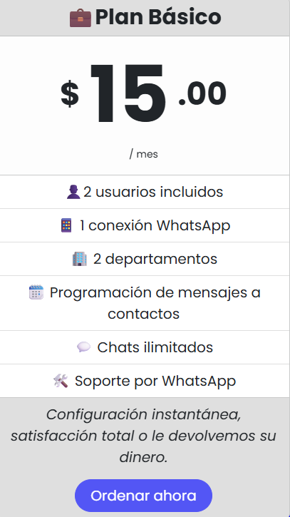 💼 Plan Básico