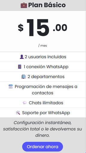 💼 Plan Básico