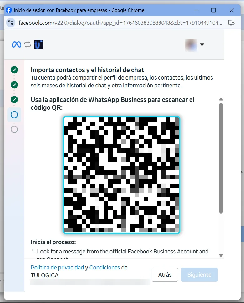 Conecta tu WhatsApp con un QR